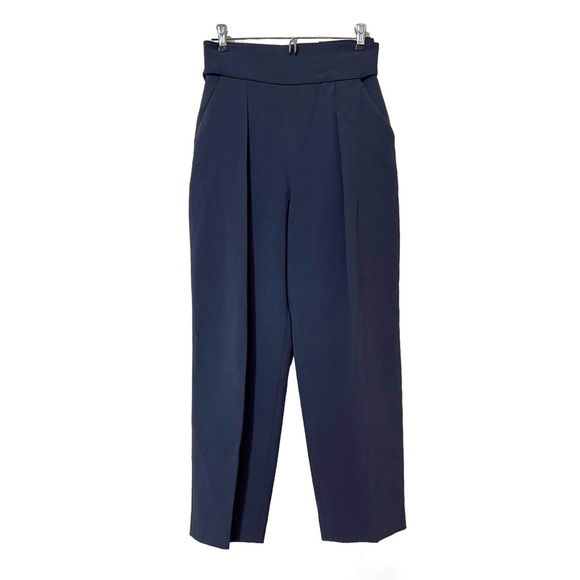 Aritzia Pants - Aritzia Wilfred Feuille Paperbag Tie Waist Crop Trousers Pants - Sz 2